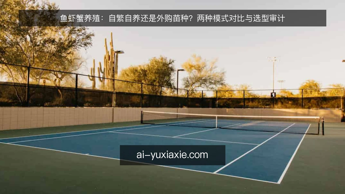 鱼虾蟹养殖：自繁自养还是外购苗种？两种模式对比与选型审计