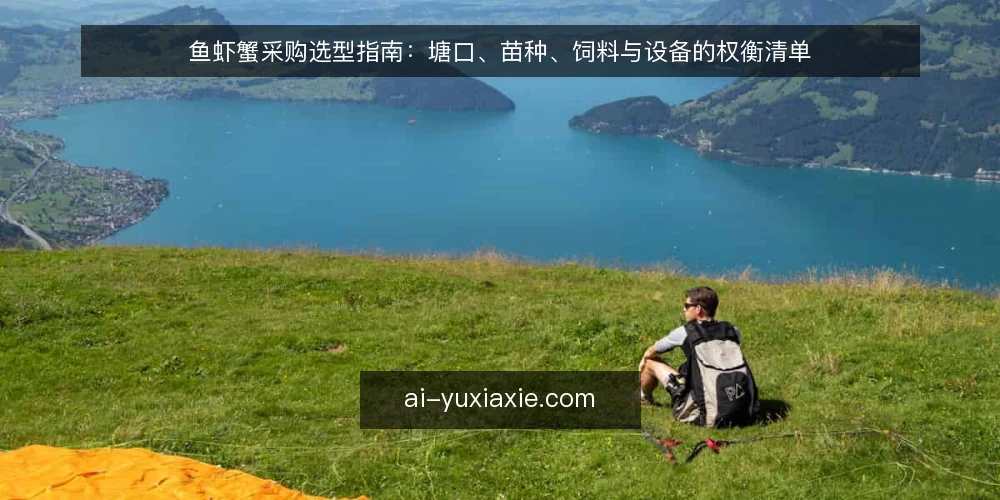 鱼虾蟹采购选型指南:塘口、苗种、饲料与设备的权衡清单 — 明确采购需求与边界 配图